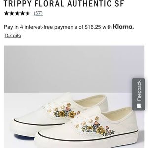 NWT Vans Ultracush mushroom design